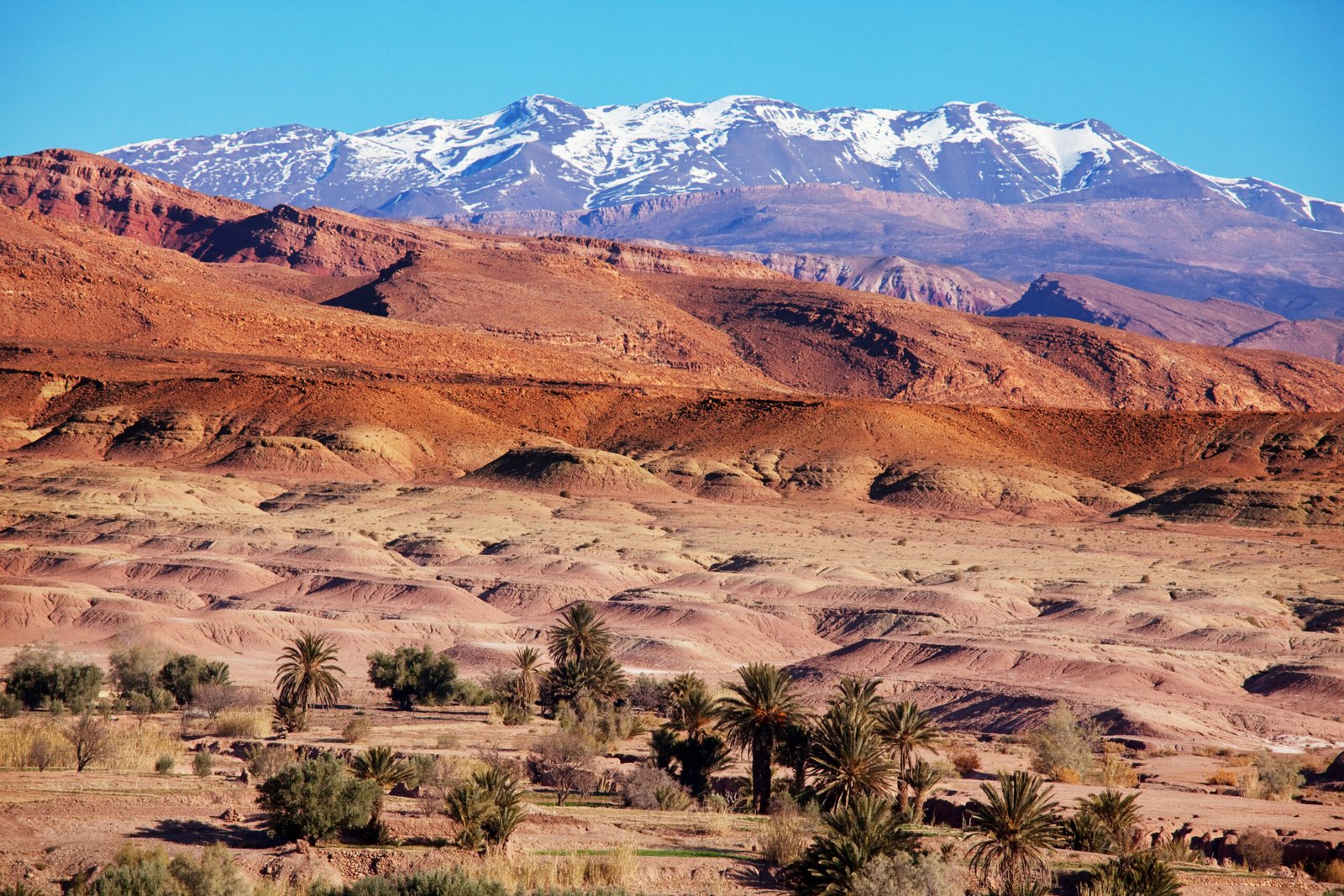 Atlas mountains in Morocco