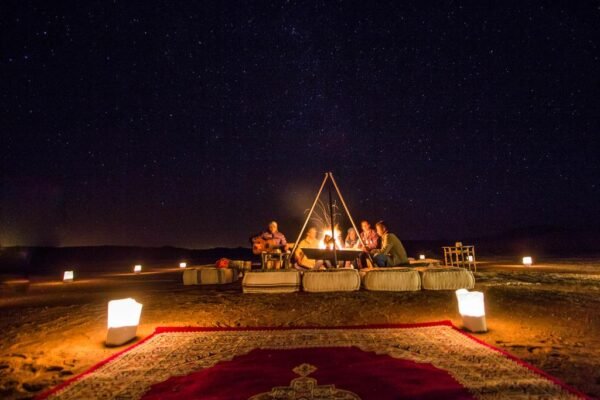 Camping Ouarzazate: Desert Night Under The Stars Near The Kasbah